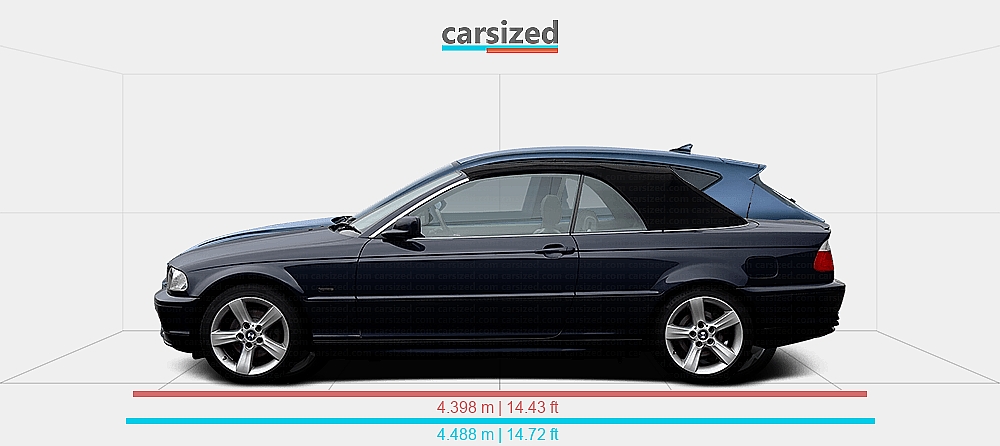 Dimensions: BMW 3-Series 1997-2000 vs. Cupra Leon 2024-present