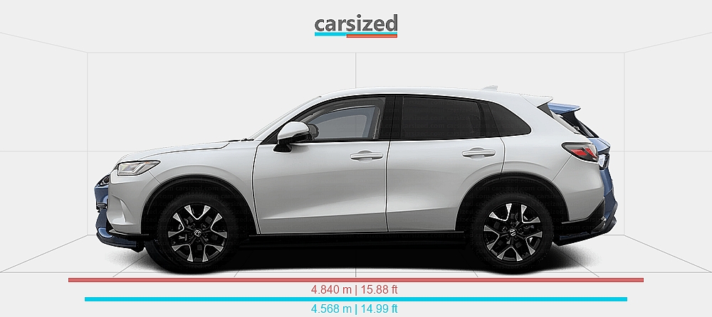 Honda Rz Dimensions: Honda ZR-V 2022-present vs. BYD Seal 6 2024-present