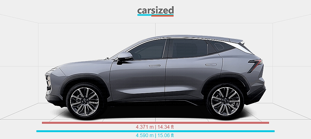 Range Rover Vs Jetour Dimensions: Jetour Dashing 2022-present vs. Land Rover Range Rover ...
