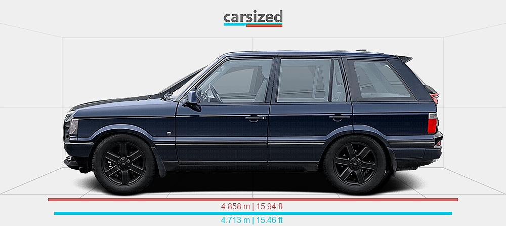 Range Rover Vs Jetour Dimensions: Land Rover Range Rover 1998-2001 vs. Jetour X90 Plus 2021 ...