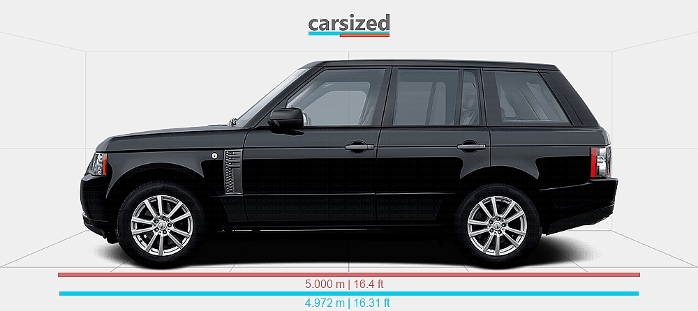 Land Rover Range Rover Dimession Dimensions: Land Rover Range Rover 2009-2012 vs. Land Rover Range Rover ...