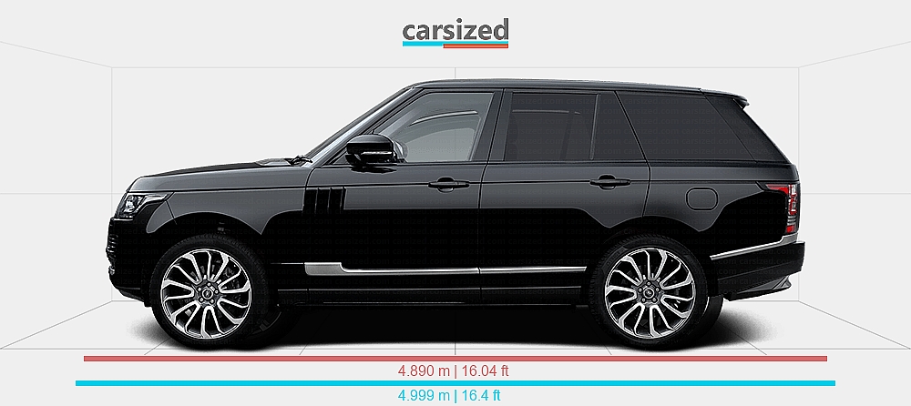 Dimensions: Land Rover Range Rover 2012-2017 vs. Lexus RX 2015-2019