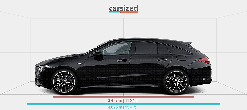 Dimensions: Mercedes-Benz CLA 2019-2023 vs. smart Roadster 2003-2005