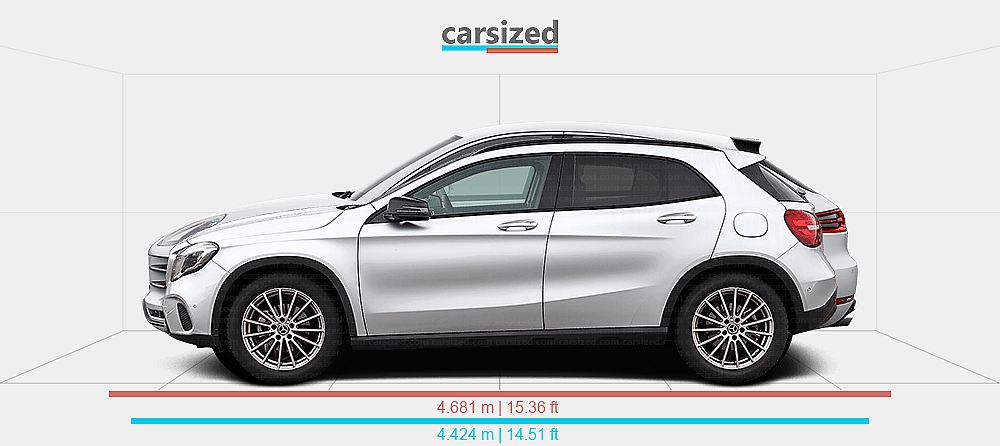 Gla Dimensions Dimensions: Mercedes-Benz GLA 2014-2019 vs. Porsche Macan 2014-2018