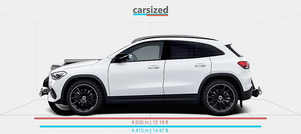 Gla Dimensions Dimensions: Mercedes-Benz GLA 2020-present vs. Citroën Traction Avant ...