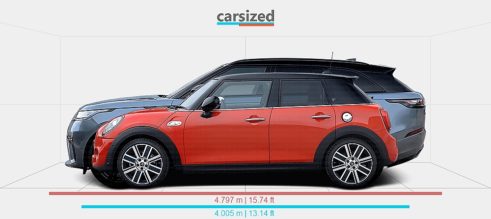 Mini Vs Range Rover Dimensions: MINI Cooper 2018-2021 vs. Land Rover Range Rover Velar 2019 ...