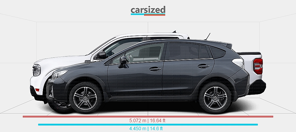 Étagère de coffre arrière rétractable pour Subaru Crosstrek