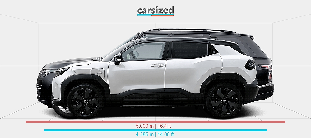 Compare car design and dimensions in a Virtual Showroom