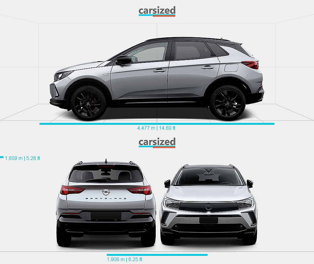 Opel Grandland Dimensions