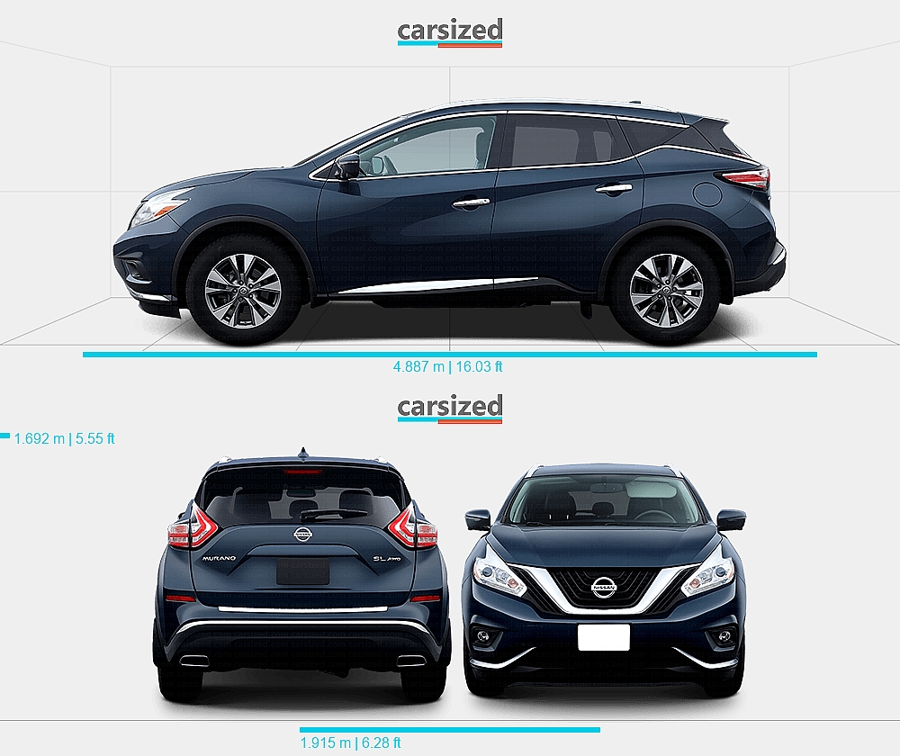 Sitemapcdatahttpsthereferenznetnissan Murano Size Comparison