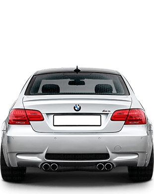 BMW 3-Series 2007-2010 Dimensions Rear View