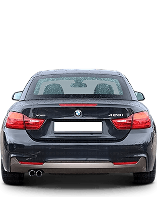BMW 4-Series 2013-2020 Dimensions Rear View