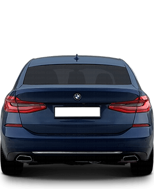 BMW 6-Series 2020-present Dimensions Rear View