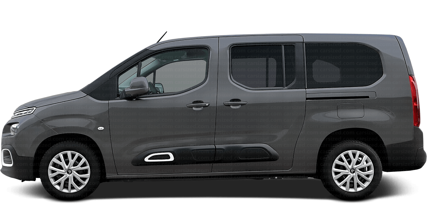 Citro n Berlingo 2018 2023 Dimensions Rear View