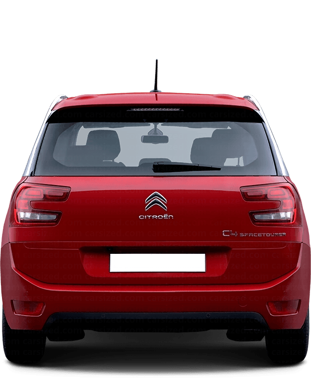 Dimensions: Citroën C4 SpaceTourer 2018-2022 vs. GMC Sierra 2019-2023
