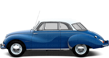 DKW 3=6 2-Türer Limousine  1955 - 1956