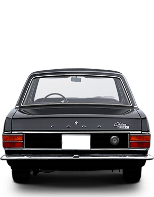 Ford Cortina 1966-1970 Dimensions Rear View
