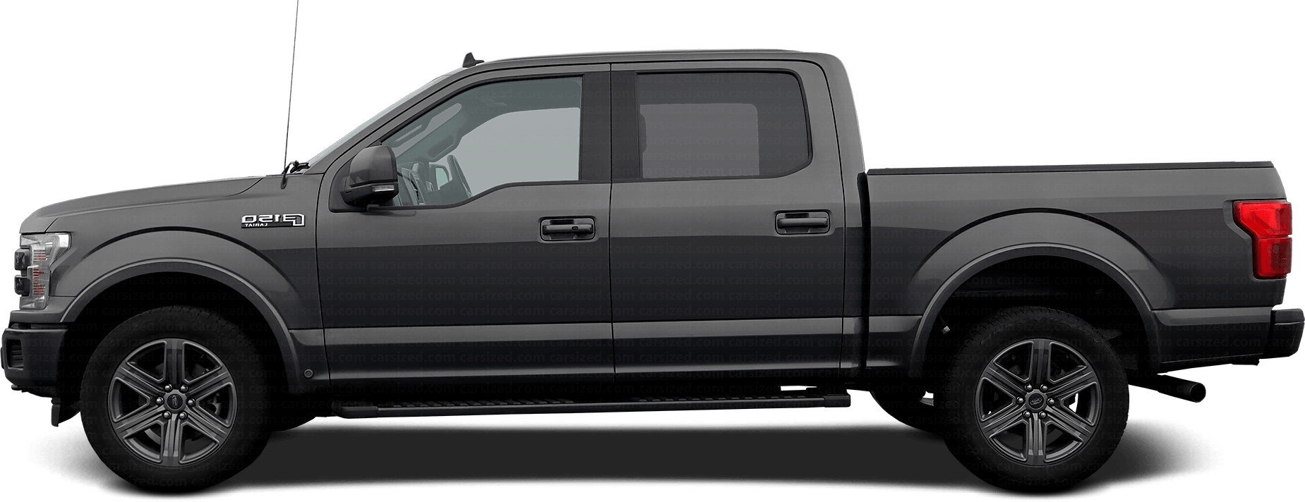 thumbnail image 2 of Manual Side View Mirrors For 1980-1996 Ford F-Series – Black Pair, 5x8 Swing Lock Design 2 of 10