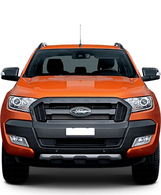 Ford Ranger 2011-2019 Dimensiones Vista frontal