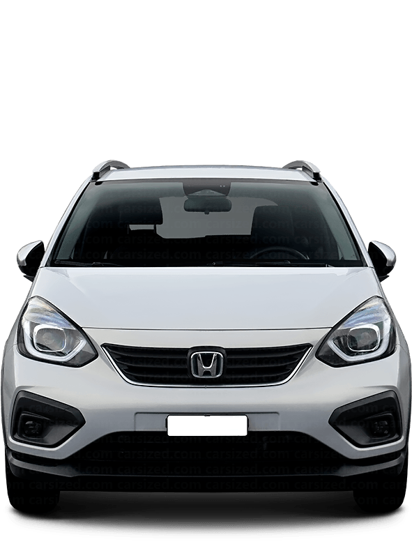 Dimensions Honda Jazz/Fit 2020present vs. Toyota Corolla Cross 2020