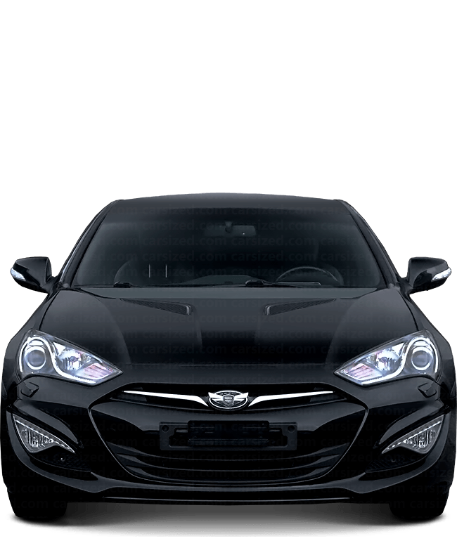CHEDA Front Bumper Cover For 2013-2016 Hyundai Genesis Coupe – Unfinished Black Primered