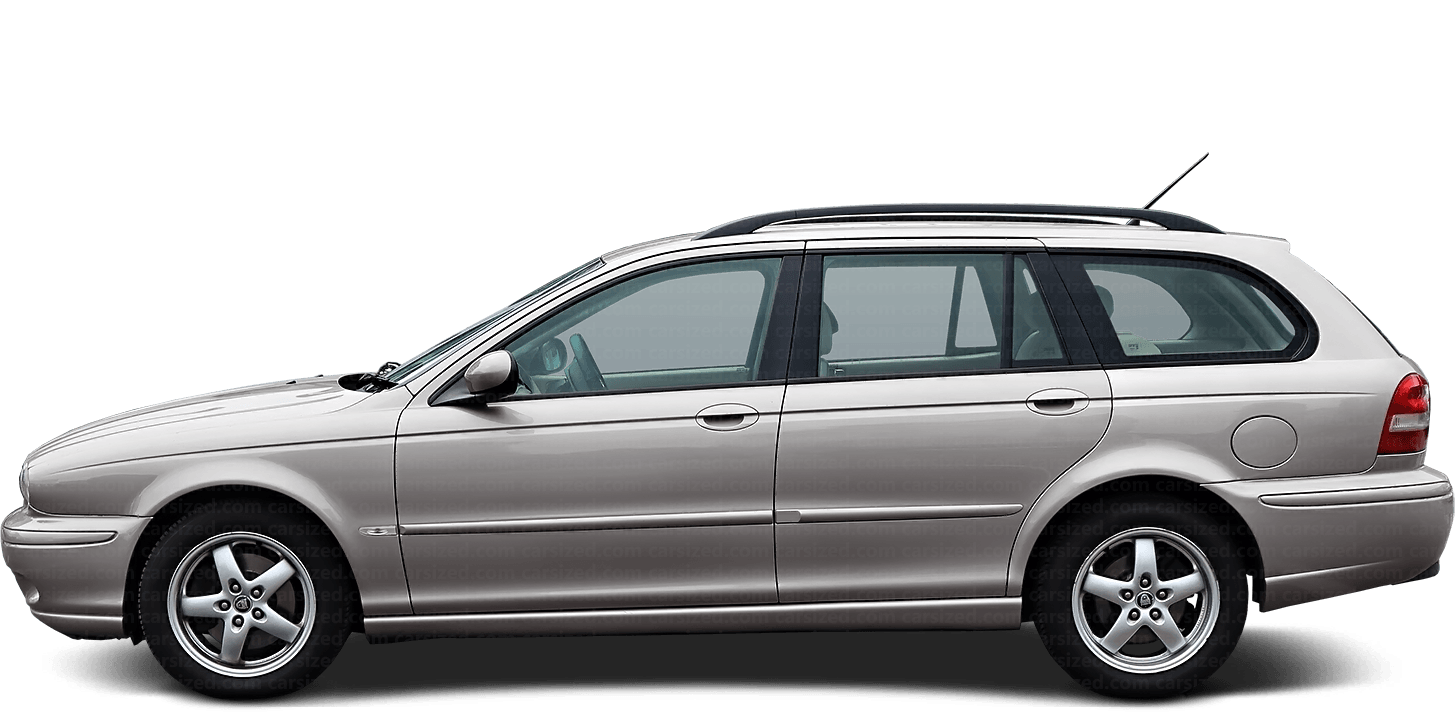 SpoilerKing Rear Roof Window Spoiler For Jaguar X-Type 4dr (2001-2009) - Unpainted Flat Black