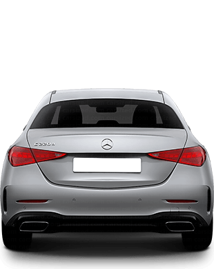 Mercedes-Benz C-Class 2021-present Dimensions Rear View
