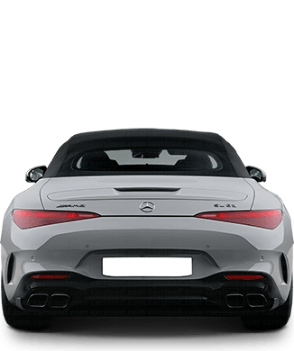 Mercedes-Benz SL 2022-present Dimensions Rear View