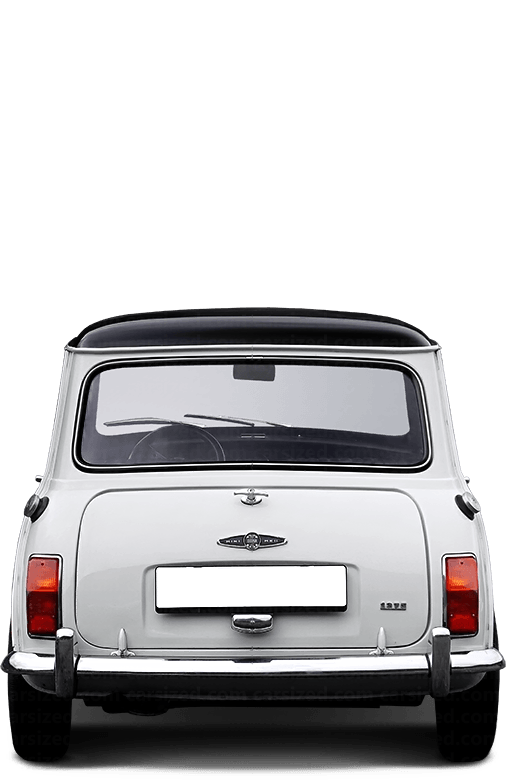 Dimensioni: MINI Classic Austin Mini 1967-1970 vs. Toyota Grand ...