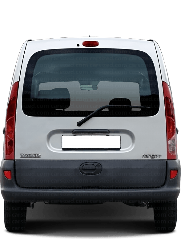 Renault Kangoo 1997 2007 Dimensiones Vista Trasera Renault Kangoo 1997 2007 Dimensiones Vista Trasera
