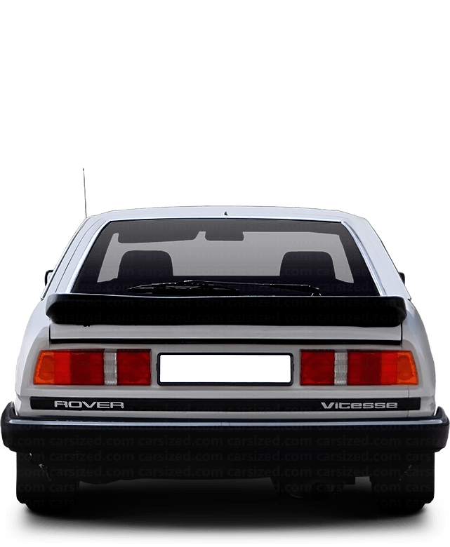 Sdi Rover Rear Rover SD1 1976-1986 Dimensions Vista trasera