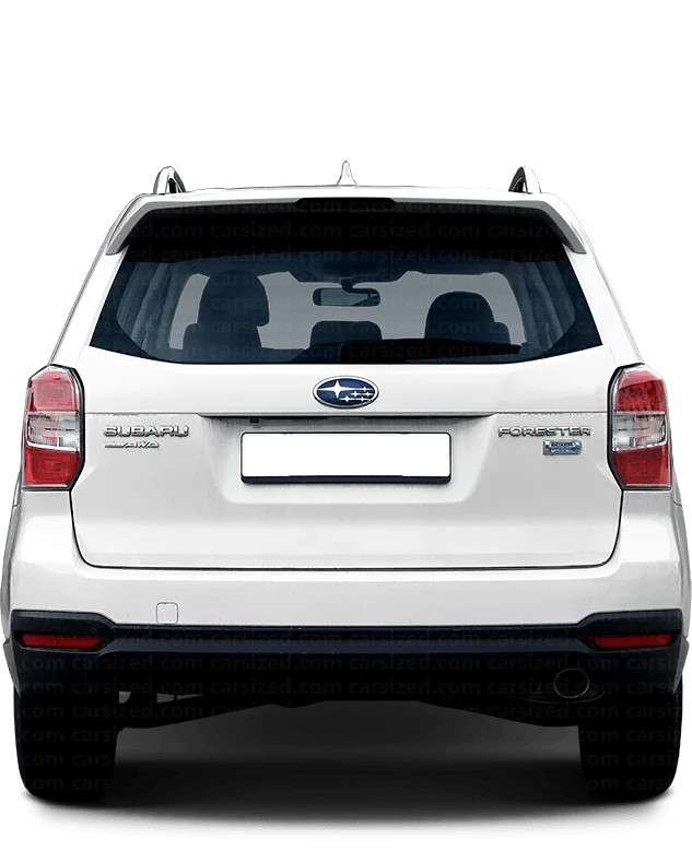 Dimensions: Subaru Forester 2012-2015 vs. BMW X5 2023-present