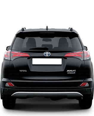 Toyota RAV4 2016-2018 Dimensions Rear View